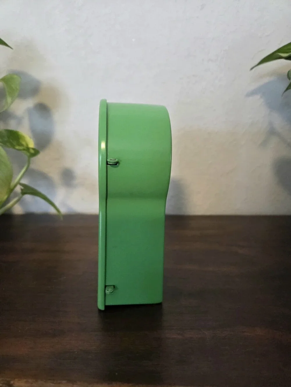 Vintage Ikea PS1995 Green Keyhole Table Clock 90s Tested Works